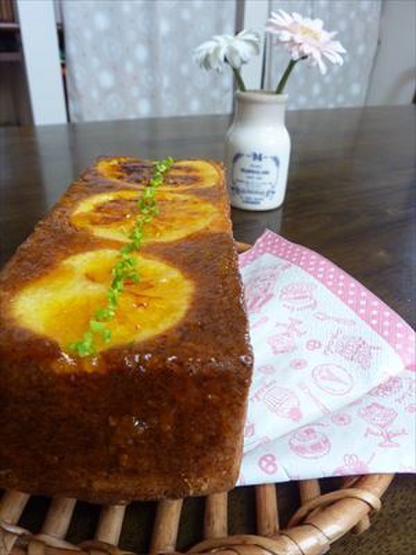 オレンジのケーキ