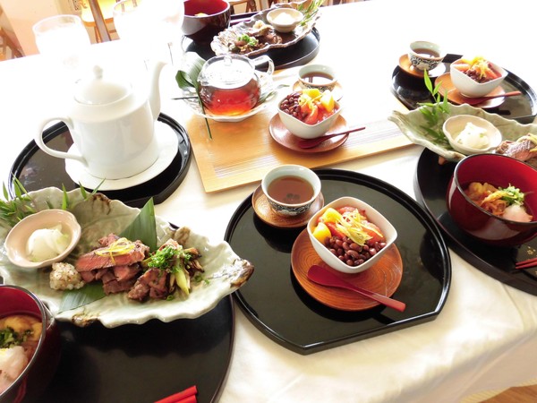 ランチ＆レッスン｜ステーキの焼き方や浅漬け・フルーツあんみつ