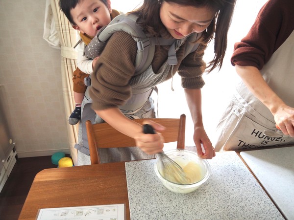 お子様連れの方もレッスン可能です。