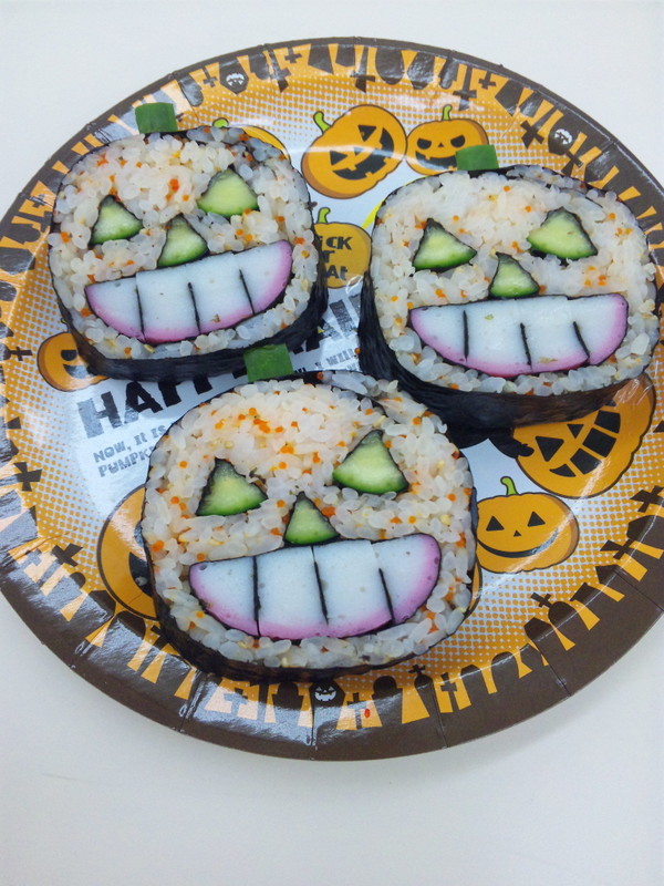ハロウィン　de　飾り巻き寿司
