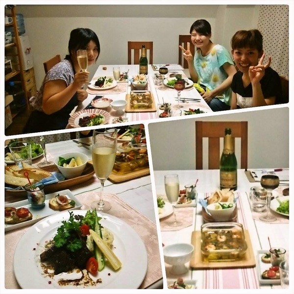 9月は薬院教室オープン１周年記念のパーティメニュー♪