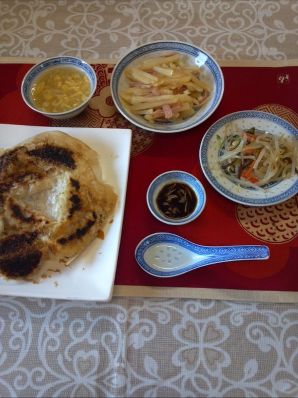ヘたっぴだったのを２個焼いて試食。皆様ご満悦の様子でした。