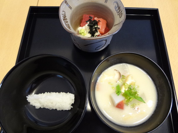極寒の茶懐石実践講座献立です。