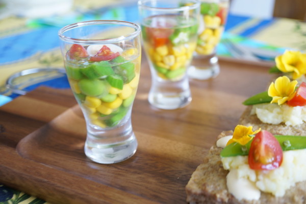 ６月のレッスン
夏野菜のゼリー寄せ