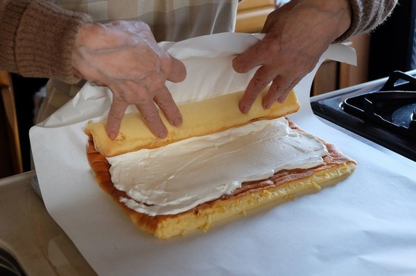 ふわふわロールケーキ