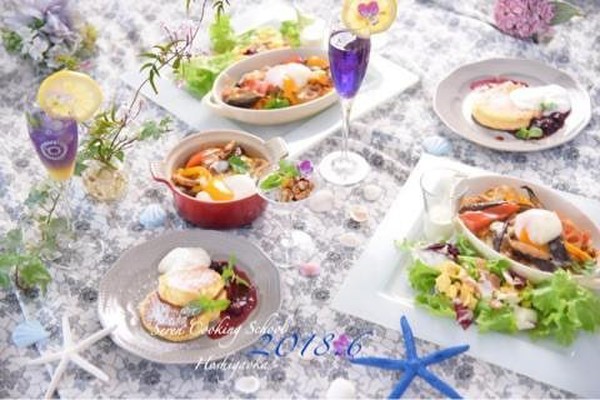 2018．6　ふわふわスフレパンケーキなど♬