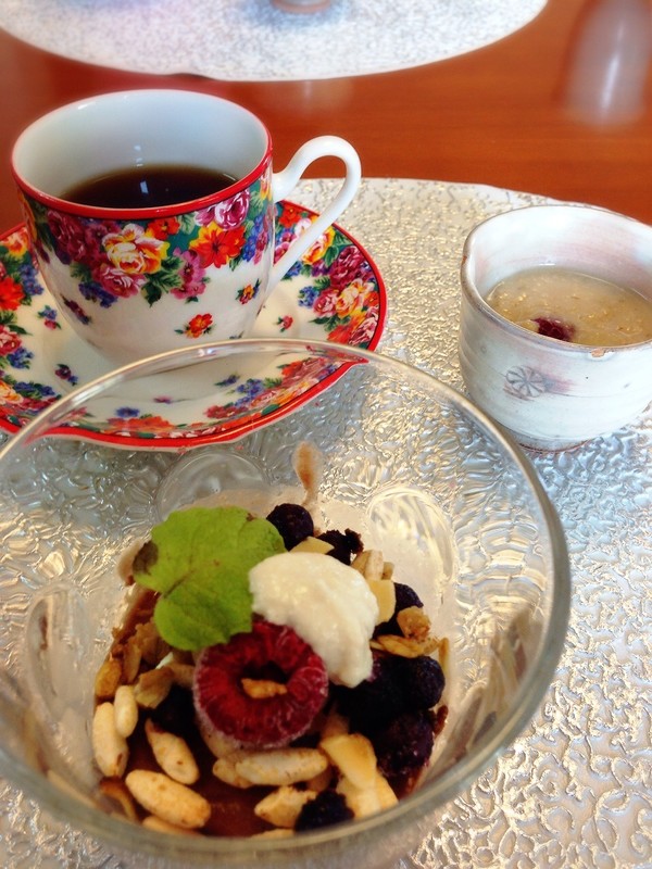 ヘルシースイーツでカフェタイム