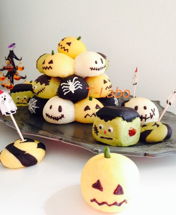 3D「ハロウィンちぎりパン」