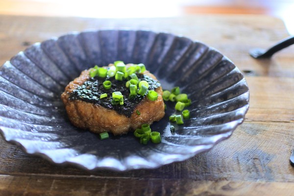 2019.12レッスン　レンコン餅の甘辛からめ
もちもち！