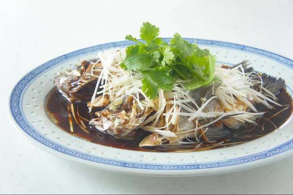 清蒸魚（白身魚蒸し）