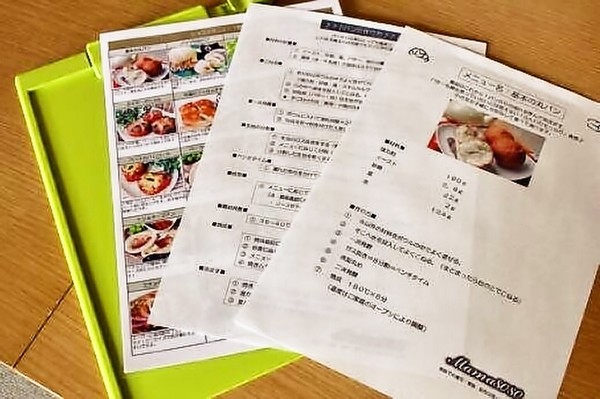 レシピ・パンの作り方・メニュー表をお渡しします