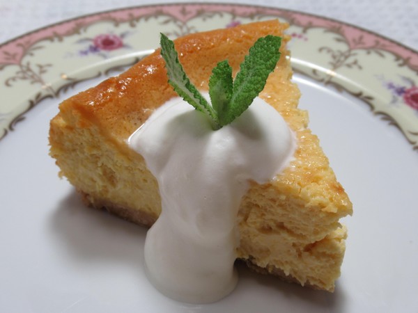 かぼちゃのクリームチーズケーキ