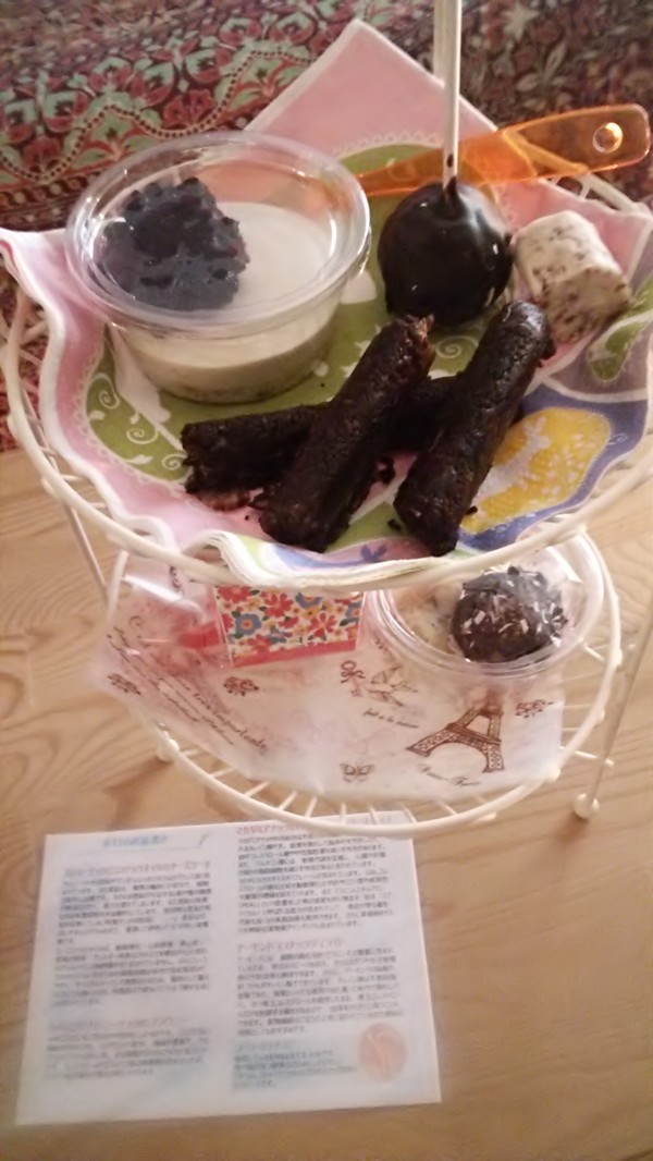 ご試食のスイーツ｡皆様に喜んで頂けました。