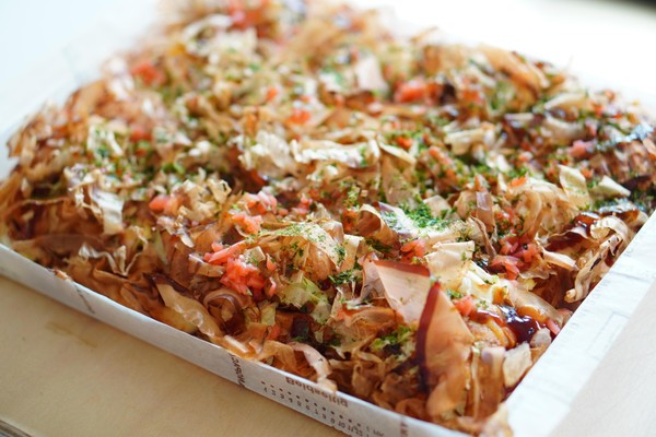 大きなお好み焼きパン