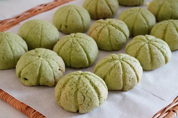 小さなお濃茶クッキーパン