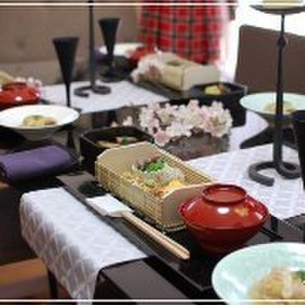 3月桜香お花見弁当のおもてなし