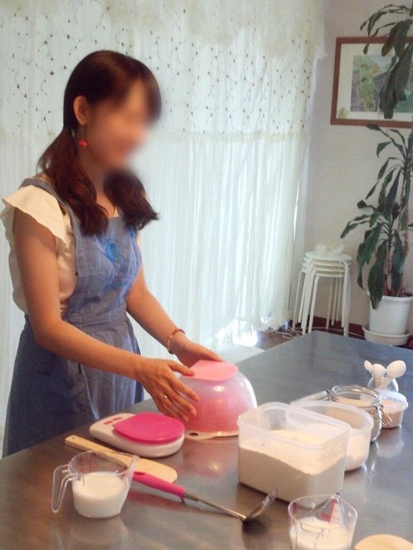 お一人で計量から焼成まで
レッスン致します