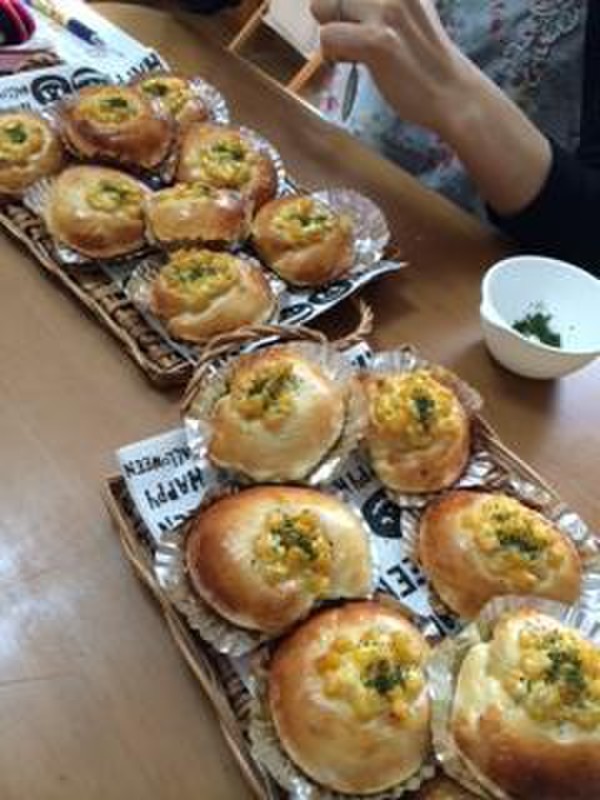 基本のパン　コーンマヨ