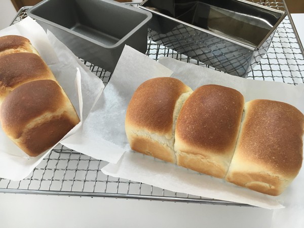 焼けたら嬉しい食パン！型付でのレッスンです