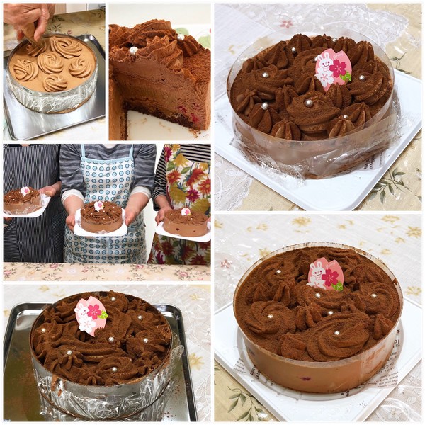 工程の多いケーキ作りでしたが
最後までがんばりました(^^)
