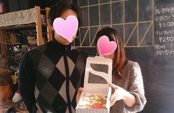 結婚式を控えたカップル様です。ご夫婦でご参加いただきました。