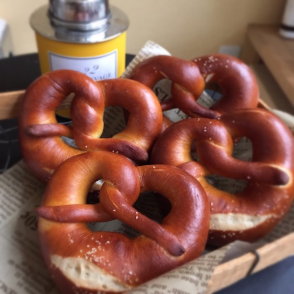 プレッツェルは短時間で美味しいです