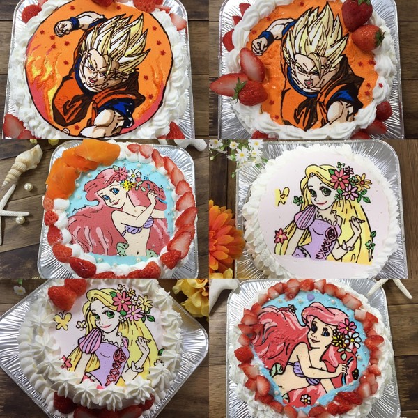 イラストケーキ生徒様作品