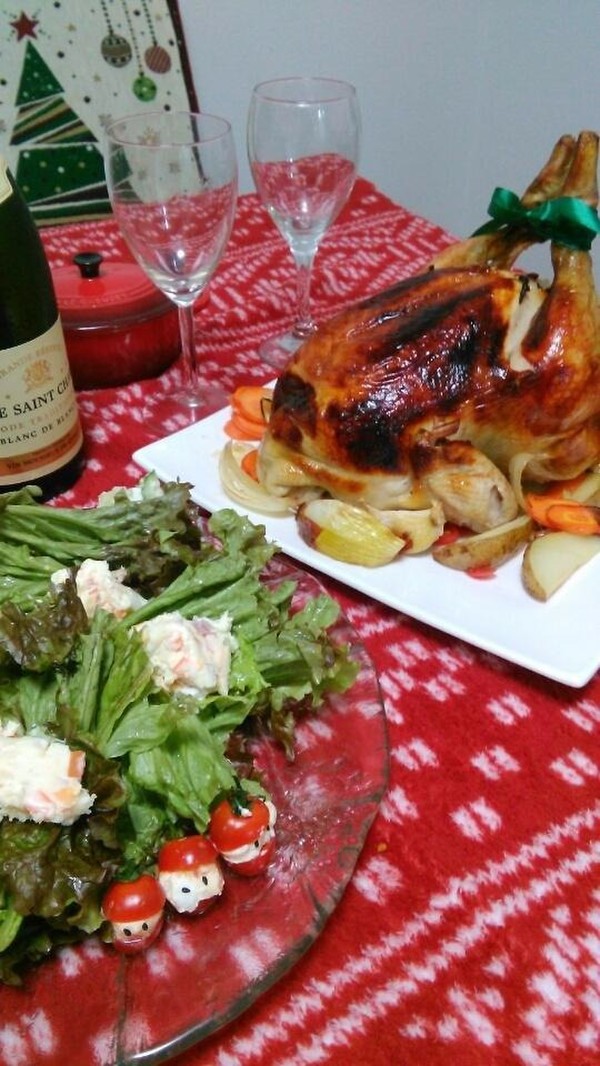 クリスマスは丸鶏チキン
