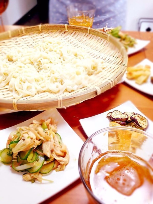 お料理はどれも手軽で簡単なものばかり　うどんも手作りします