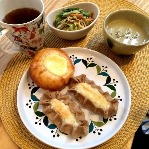 北欧パンレッスン♪ご試食プレートです。