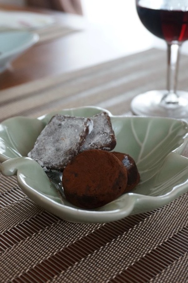 バレンタインの生チョコレート
