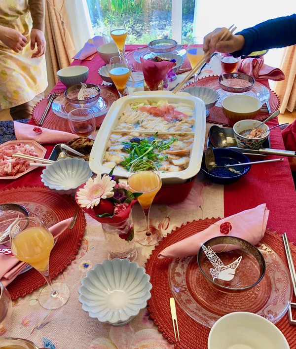 冬はお鍋！大好評でした〜レシピも公開しています。