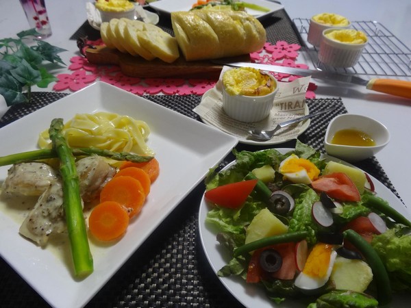 Cookingレッスン
おもてなしメニュー例