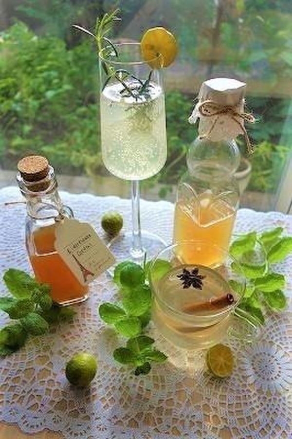 うっとりな香りのハーブコーディアルレッスン♪