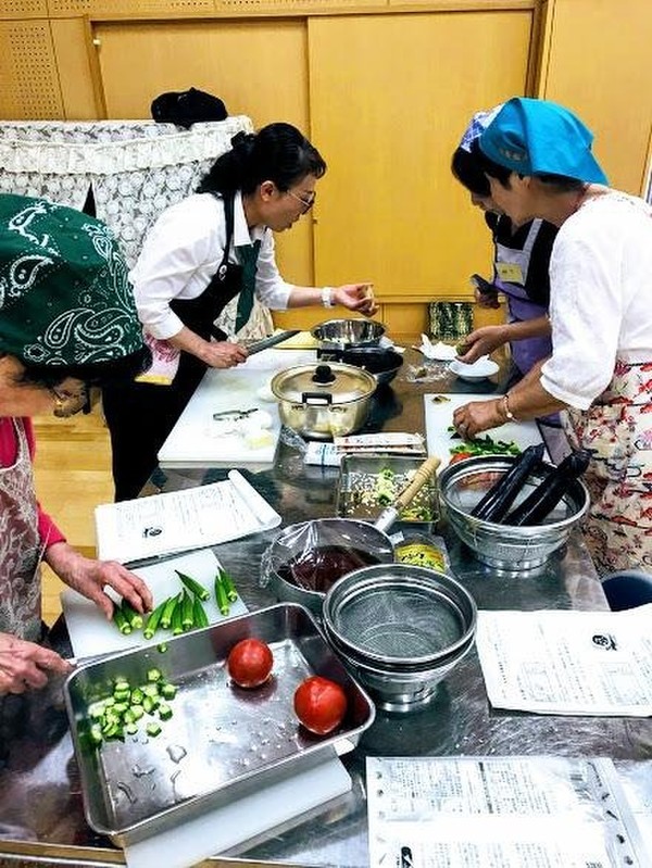 公民館でのお料理教室