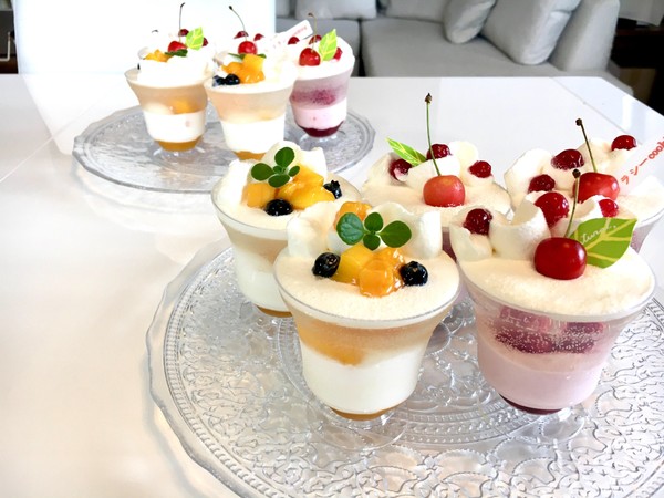 2種のパフェ〜ベリー&マンゴー🥭〜