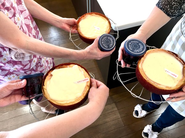 ダブルチーズケーキ〜ブルーベリー🫐ソース〜