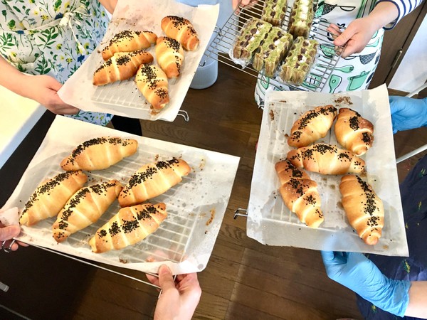 塩バターロール
和のワッフルクリームサンド