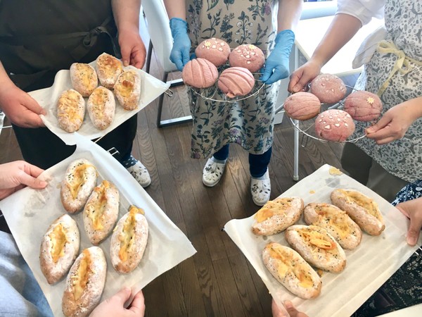 苺のメロンパン
米粉のベーコンチーズクッペ