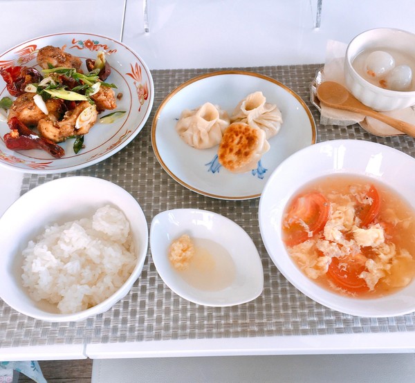 焼き小籠包＆四川風唐揚げ