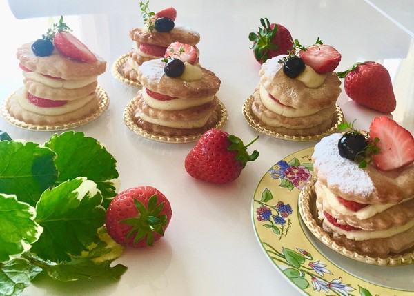 苺のミルフィーユ🍓