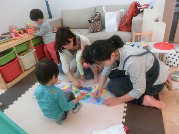 発酵中★保育スタッフとママも、みんなで遊びます♪
