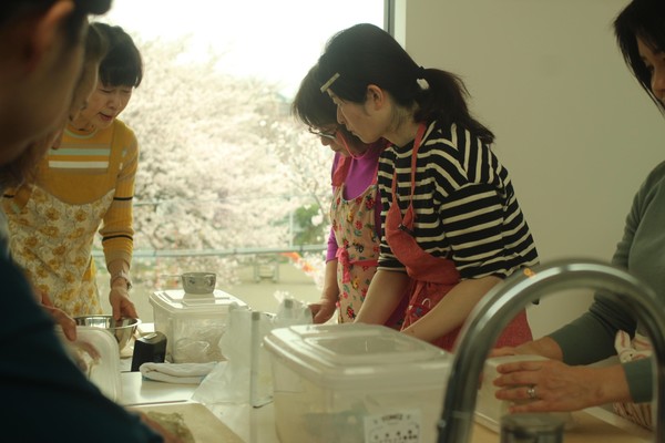 桜バゲットレッスン。