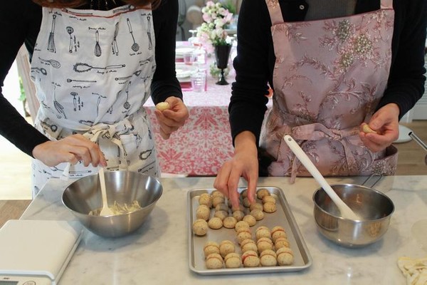 イタリアのお菓子「バーチ・ディ・ダーマ」作り♪