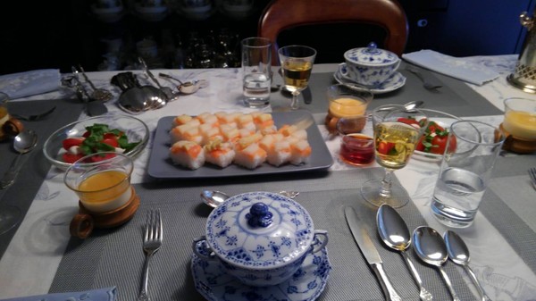 ドイツで出汁を使って日本料理を紹介しました。
