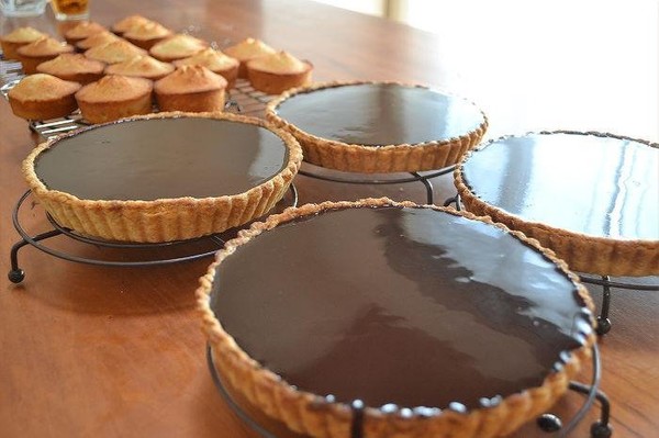 チョコタルトとココナッツのフィナンシェ達。