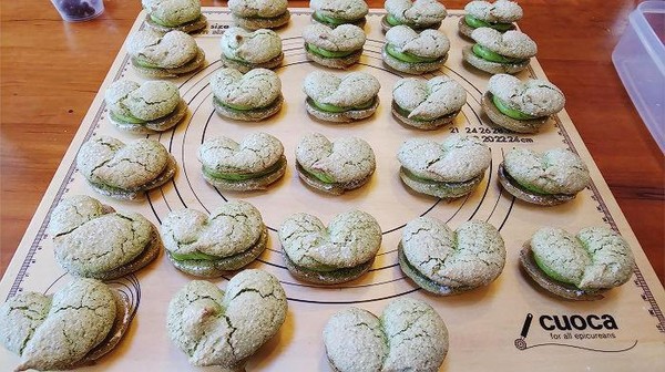 抹茶のダックワーズ、おいしい！おすすめ！