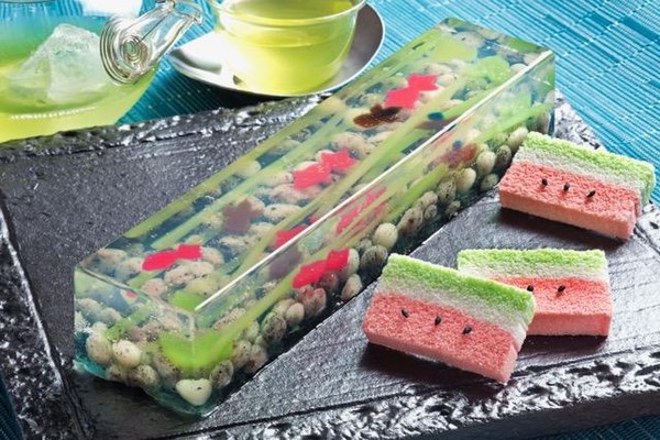 アドバンスコース
金魚、お干菓子「スイカ」