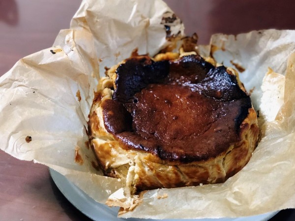 9月デザート。バスクチーズケーキ・豆腐入り