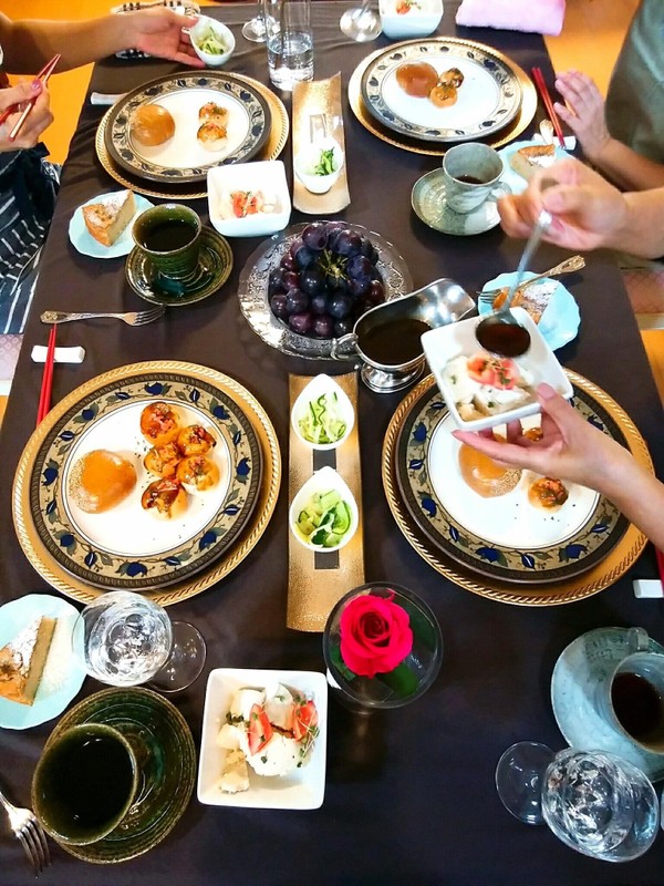 秋のレッスン。栗パンでした
